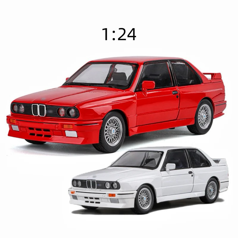 โมเดลรถเหล็ก BMW M3 E30 (ปี1986)ขนาดสเกล 1:24 มีเสียงและมีไฟรายละเอียดสวยสมจริงเป็นงานโมเดลสำหรับตั้งโชว์