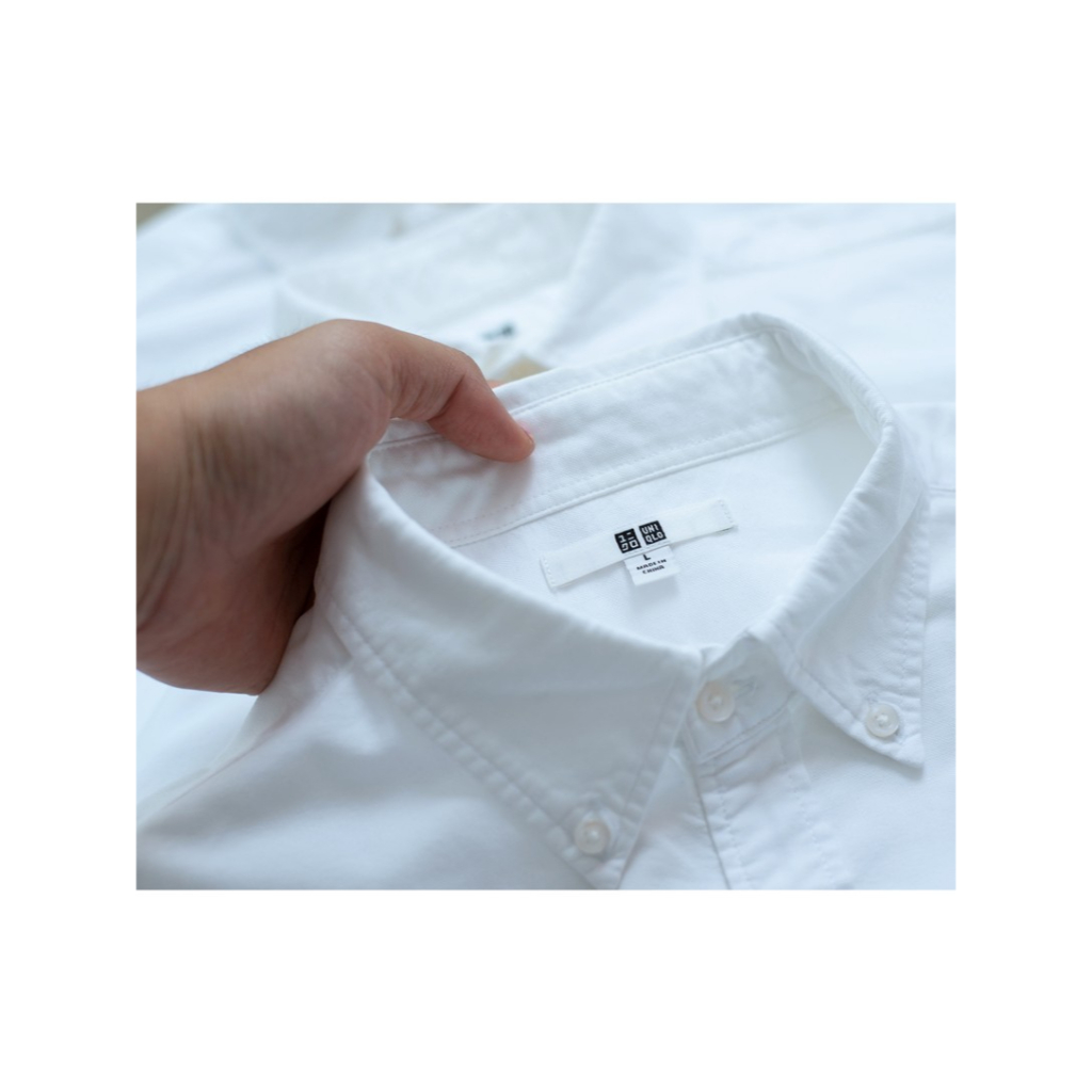 เสื้อเชิ้ตสีขาว UNIQLO GU MUJI แขนยาวแขนสั้น ผ้า OXFORD