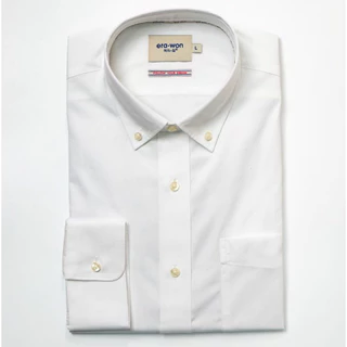 era-won เสื้อเชิ้ต ทรงปกติ Ultrafine Dresshirt แขนยาว สี Double White (ป้ายใหม่)