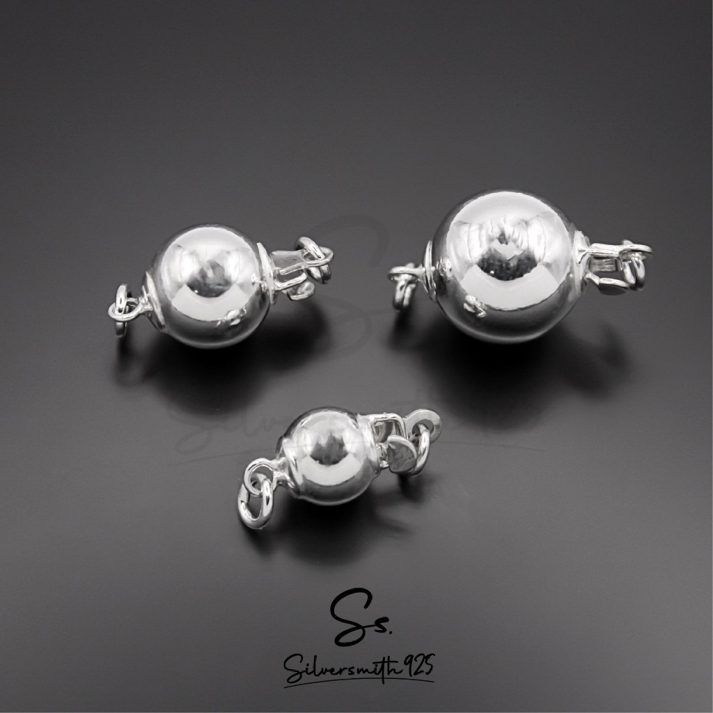 ตะขอเงินแท้ 92.5% สำหรับสร้อยมุก อะไหล่สร้อยมุก