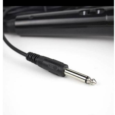 d-power MIC-K52B ไมค์โครโฟน เเบบมีสาย / Microphone 6.35 mm. สายยาว 3 เมตร