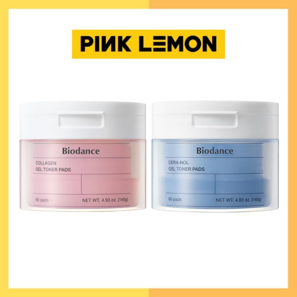 BIODANCE Gel Toner Pads 140 กรัม 60 แผ่น มี 2 สูตร Collagen/Cera Nol