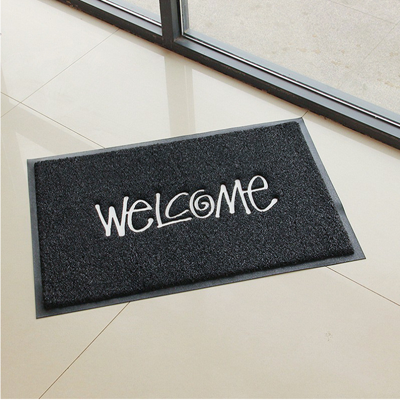 [💥ส่งฟรี 646.-] พร้อมส่ง 📦 พรม WELCOME " stussy " พรมดักฝุ่น เนื้อ PVC ขนาดใหญ่ : 60x80cm