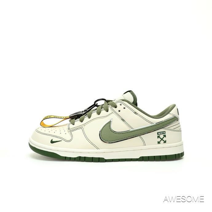 Off-White™ x Nike SB Dunk Low"Off-White"รองเท้าสเก็ตบอร์ดกีฬาลำลอง DJ2024-002