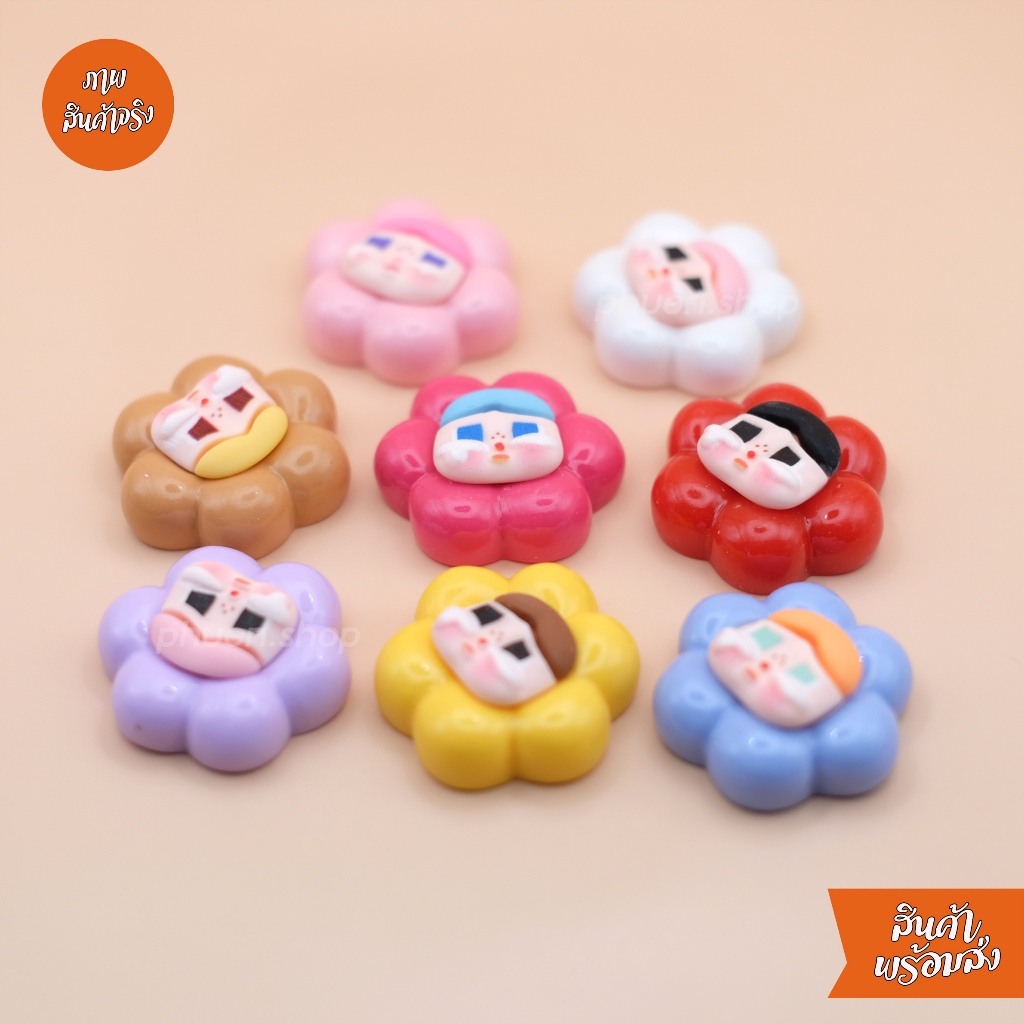"พร้อมส่ง จากประเทศไทย 🇹🇭 " จิ๊บบิท Powerpuff x Crybaby 2D จิ๊บบิท Jibbitz รองเท้า-กระเป๋า