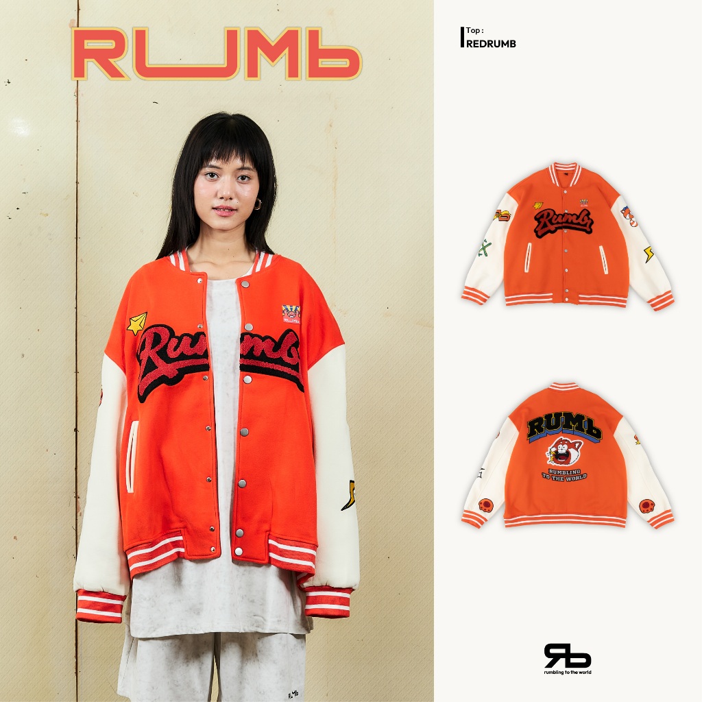 RUMb - เสื้อแจ็คเก็ต เเขนยาว รุ่น REDRUMB