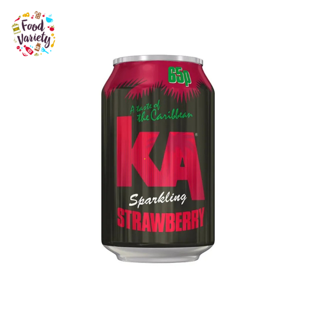Ka Sparkling Strawberry PMP65 Soda Can 330ml