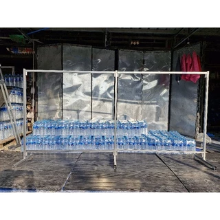ราวเหล็กกล่อง สูง120×120ชม.//สูง120×240ชม. เหล็กชุปกัลวาในช์ไม่เป็นสนิม