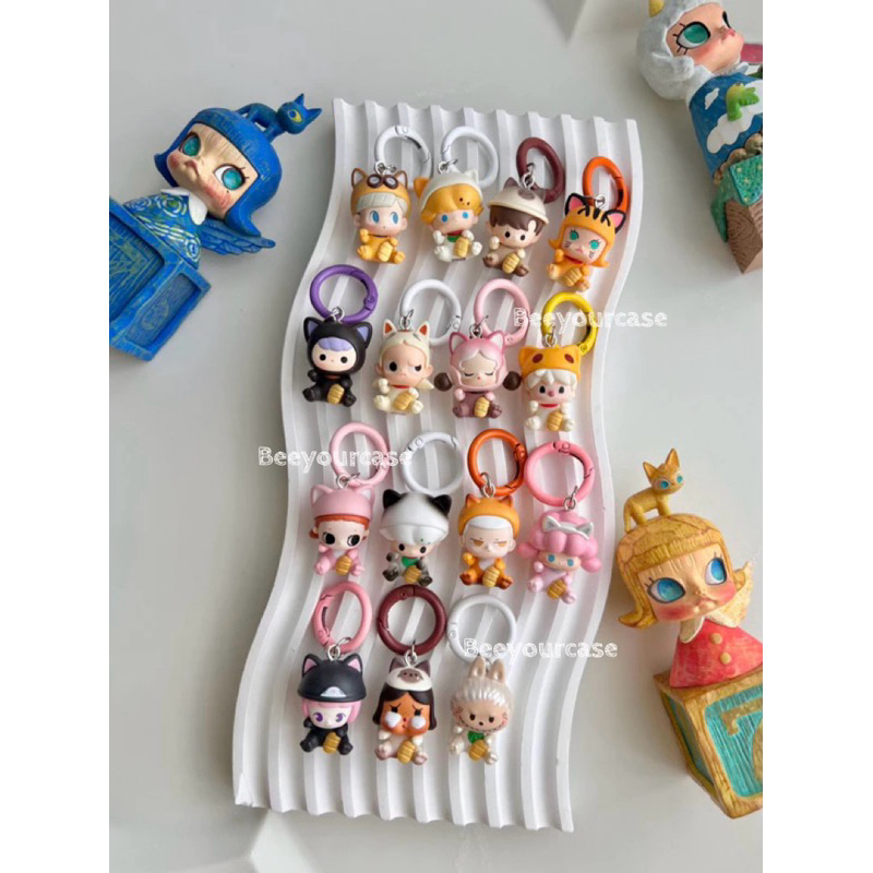 popbean (ห้อยห่วง) lucky cat แท้ % จาก popmart พร้อมส่งทันทีจากในไทย