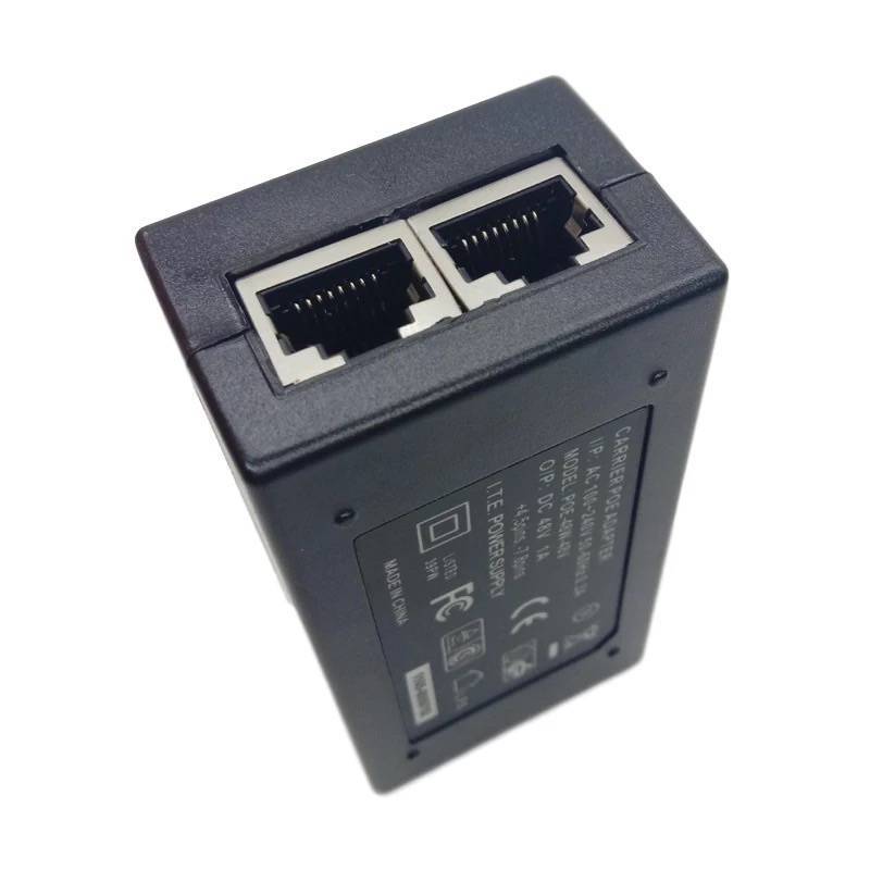 AC DC PoEอะแดปเตอร์จ่ายไฟ 24V 48 V 0.5A 1Aกล้องวงจรปิดActive PoE Injector Ethernet 12 24 48 โวลต์ 1A 500mAสำหรับกล้องIP