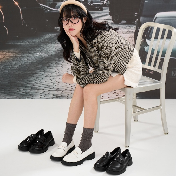 (พร้อมส่ง)Seoul รองเท้าloafer เกาหลีสุดนุ่ม น่ารักมากกก (พร้อมส่ง)👞 (ส้น 5 cm)