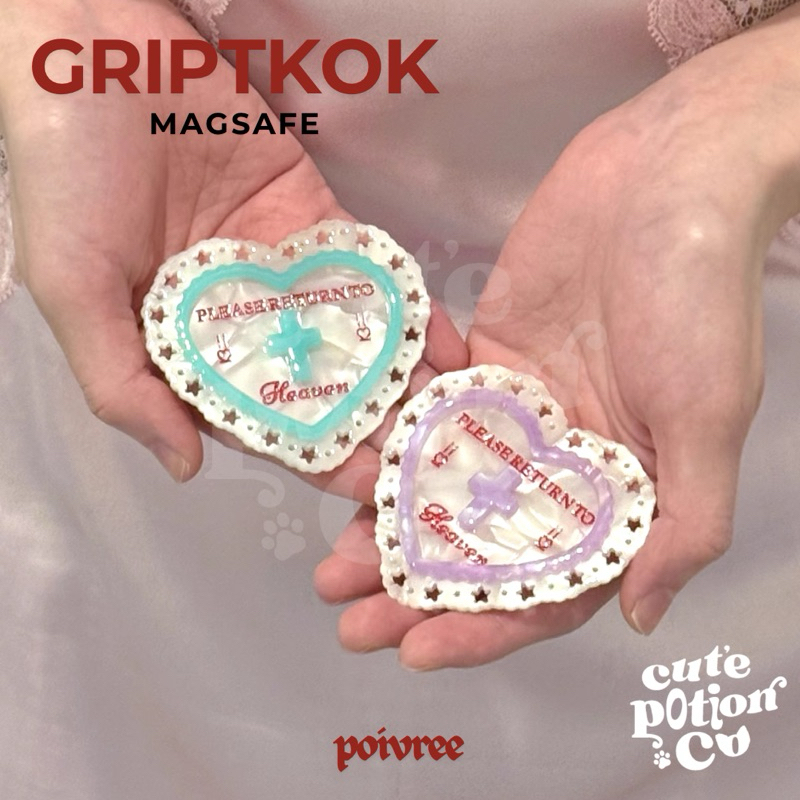 (PRE-ORDER) GRIPTOK 💖 ที่ตั้งโทรศัพท์แม่เหล็กลายน่ารัก 🍒