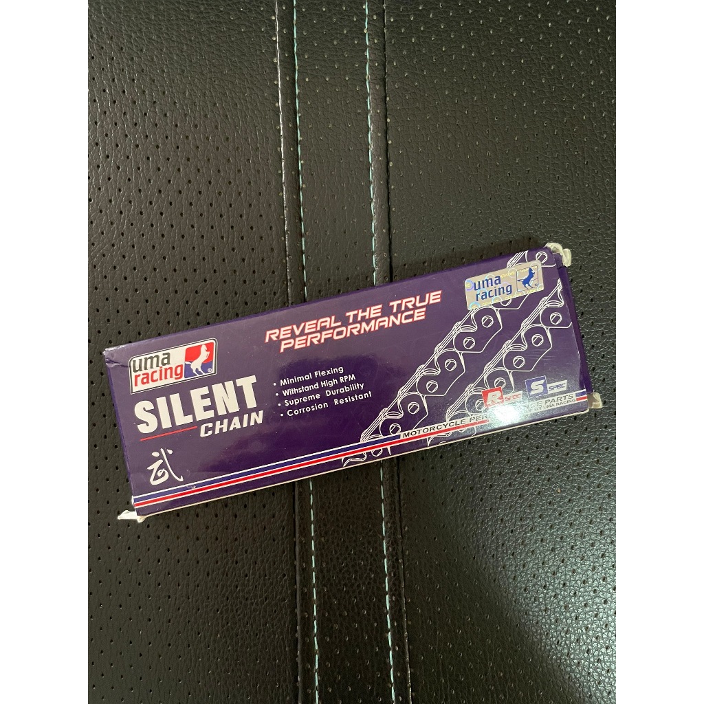 โซ่ราวลิ้น UMA ของแท้จากมาเลเซีย สำหรับ EXCITER150/MSLAZ/R15เก่า/SPARK135 สินค้ามีพร้อมส่งจ้า