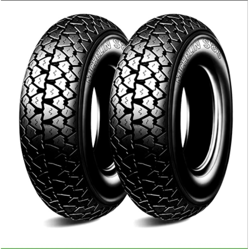 ลดจัดหนัก!🔥🔥 ยางนอก Michelin S83 3.50-8 TT (ยางปีเก่า) ราคาต่อ 1 เส้น