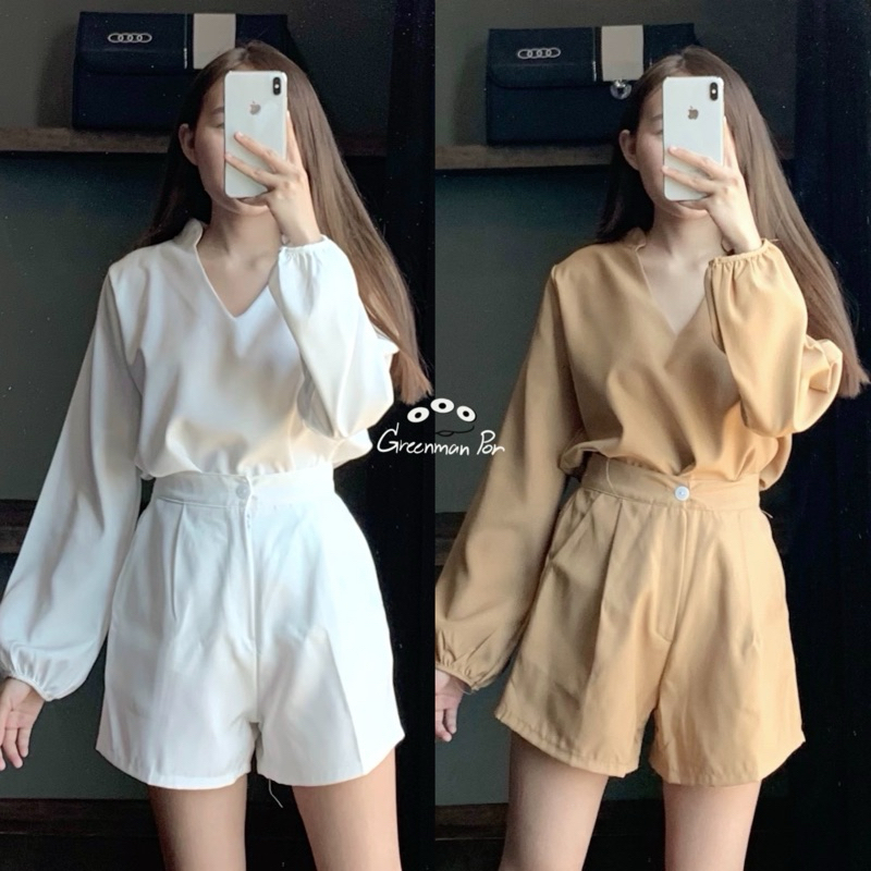 Comfy Set ชุดเซตคอจีนแขนยาว #116