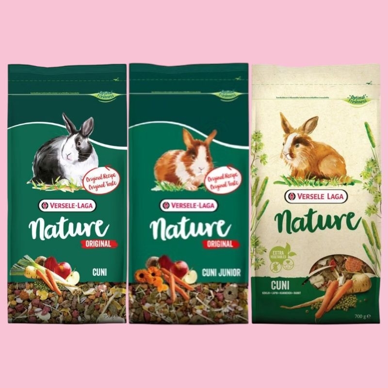 Nature Original Cuni 750g. อาหารกระต่ายเนเจอร์ อาหารกระต่ายเด็กเเละกระต่ายโต
