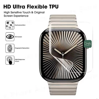 ฟิล์ม TPU ลงโค้ง ช่วยติด ของ A watch film iwatch Series 11 10 9 8 7 6 SE /5 4 / 3 / 2 / 1 ฟิล์มสําหรับแอปเปิ้ลวอช