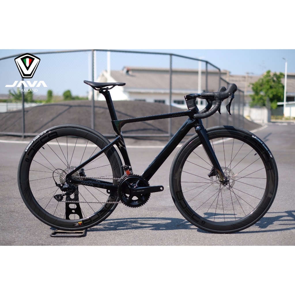 จักรยานเสือหมอบ JAVA VESUVIO DISC ชุดขับ Shimano 105 R7120 2*12สปีด เฟรมคาร์บอน แฮนด์integrated
