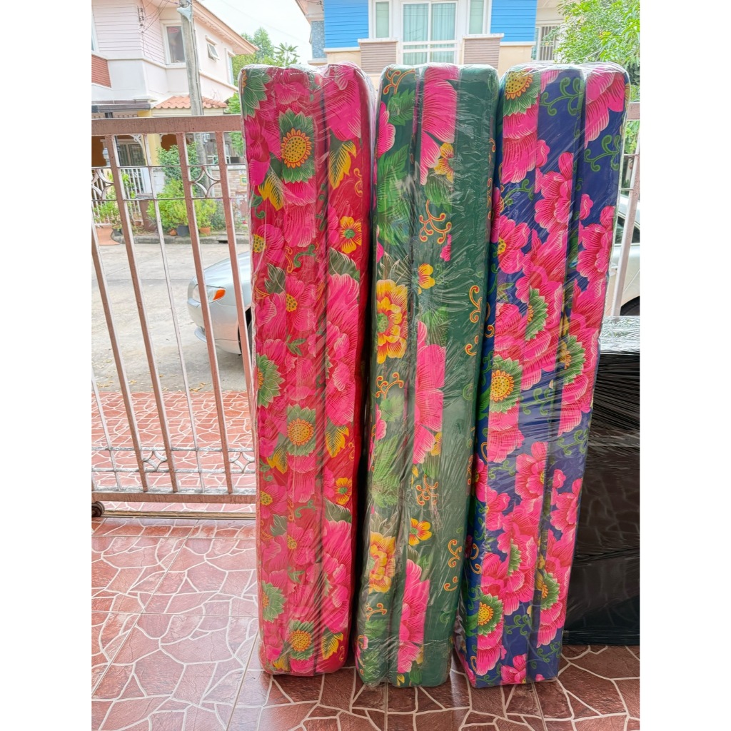 ที่นอน ที่นอนนุ่น 3 พับ (5ฟุต)ขนาด ก150ซม.X ย170ซม. และขนาด ก150ซม.X ย200ซม.หนา 3 นิ้ว - รูปที่ 2