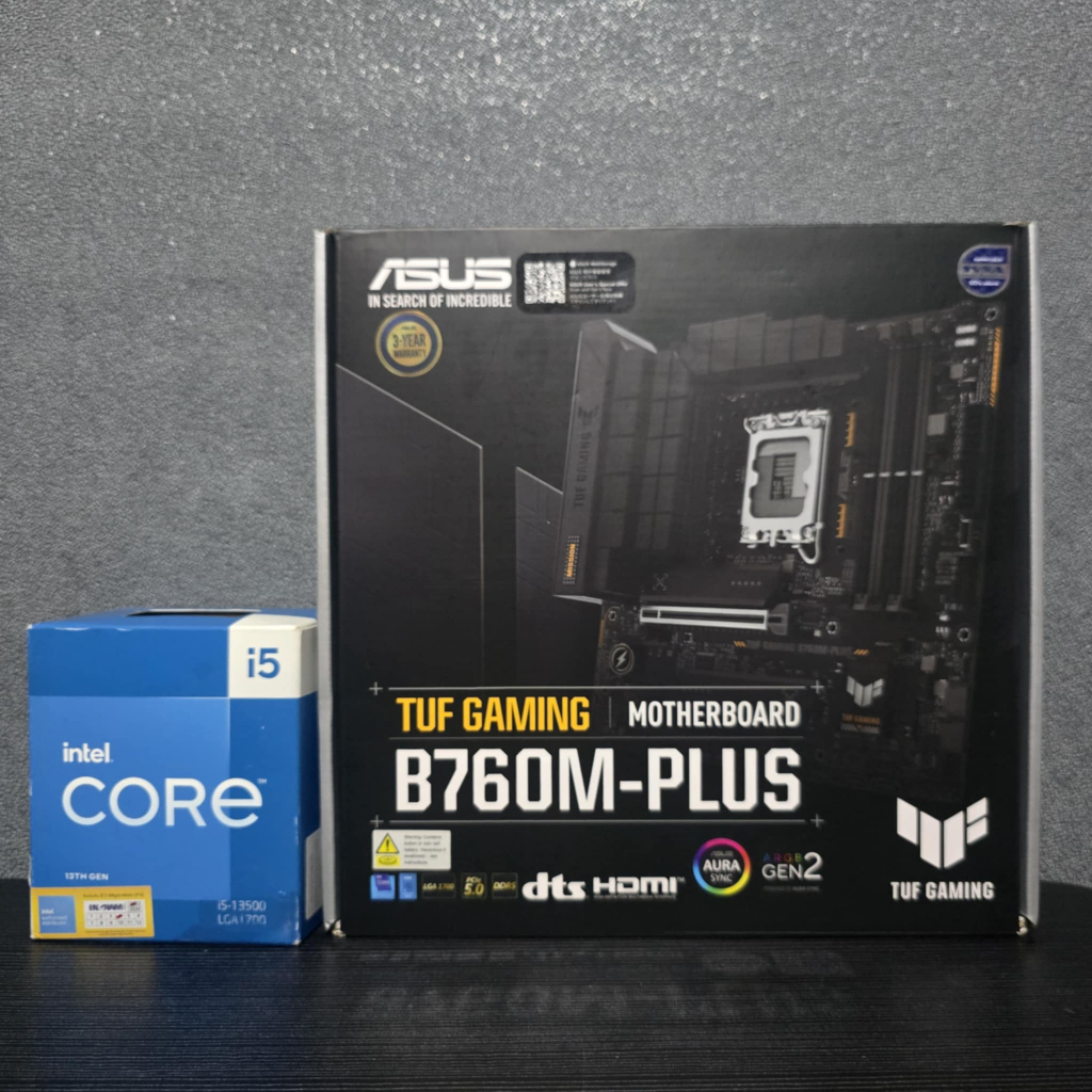 CPU INTEL CORE I5 13500 (Intel UHD Graphics 770) + ASUS TUF GAMING B760M -PLUS (DDR5) (LGA 1700) (M-