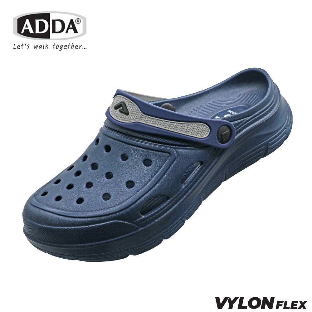 ADDA รุ่น 59S01-M1 รองเท้าแตะ รองเท้าลำลอง สำหรับผู้ชาย แบบสวมหัวโต (ไซส์ 7-10) พร้อมส่งด่วน