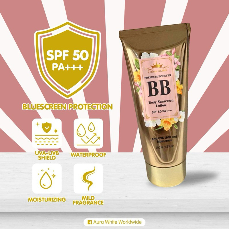 Premium Booster BB body Sunscreen lotion SPF 50+++