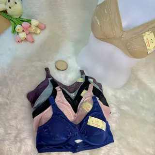 เสื้อในคนแก่ ลายลูกไม้ คัพB มี 2ตะขอ ไร้โครง ไร้ฟองน้ำ ใส่สบาย ของส่งจากกรุงเทพ Senior Wireless Bra