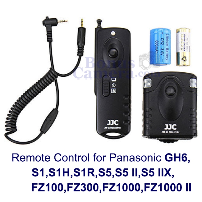 JM-D(II) รีโมตไร้สายพานาโซนิค Limix S1,S1H,S1R,S5,S5 II,S5II X,FZ100,FZ300,FZ1000,FZ1000 II Remote for Panasonic Camera