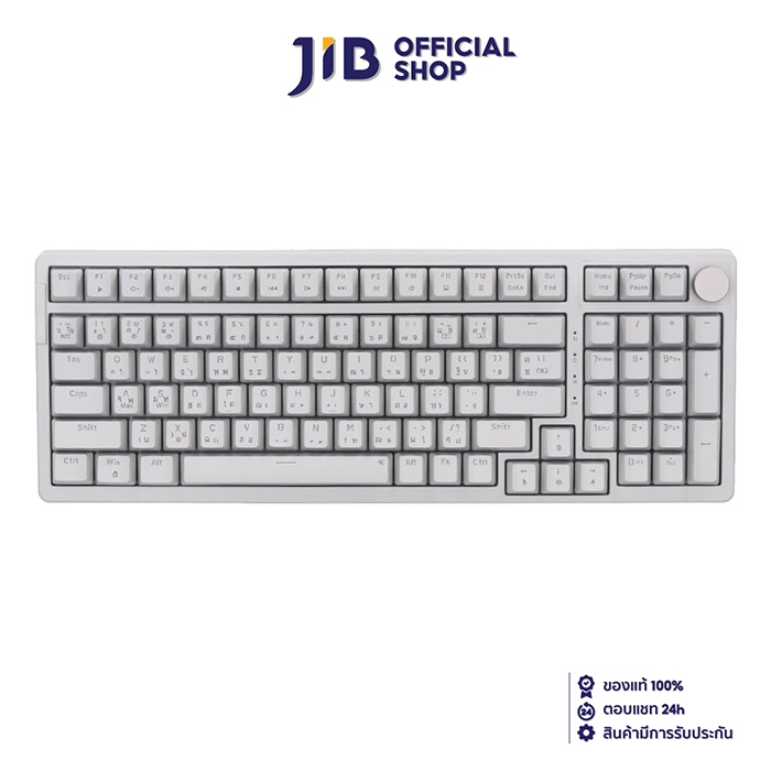 KEYBOARD (คีย์บอร์ด) AJAZZ AK992 (RETRO CLASSIC) (RED SWITCH BLUE LED EN/TH)