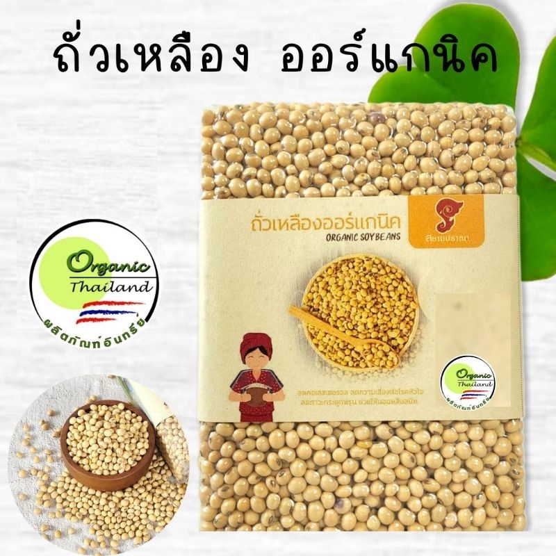 ถั่วเหลืองออแกนิค 900กรัม. ถั่วเหลืองอินทรีย์ ช่วยลดระดับของคอเลสเตอรอล มีใบรับรองจากIFOAM ปลอดสารเค