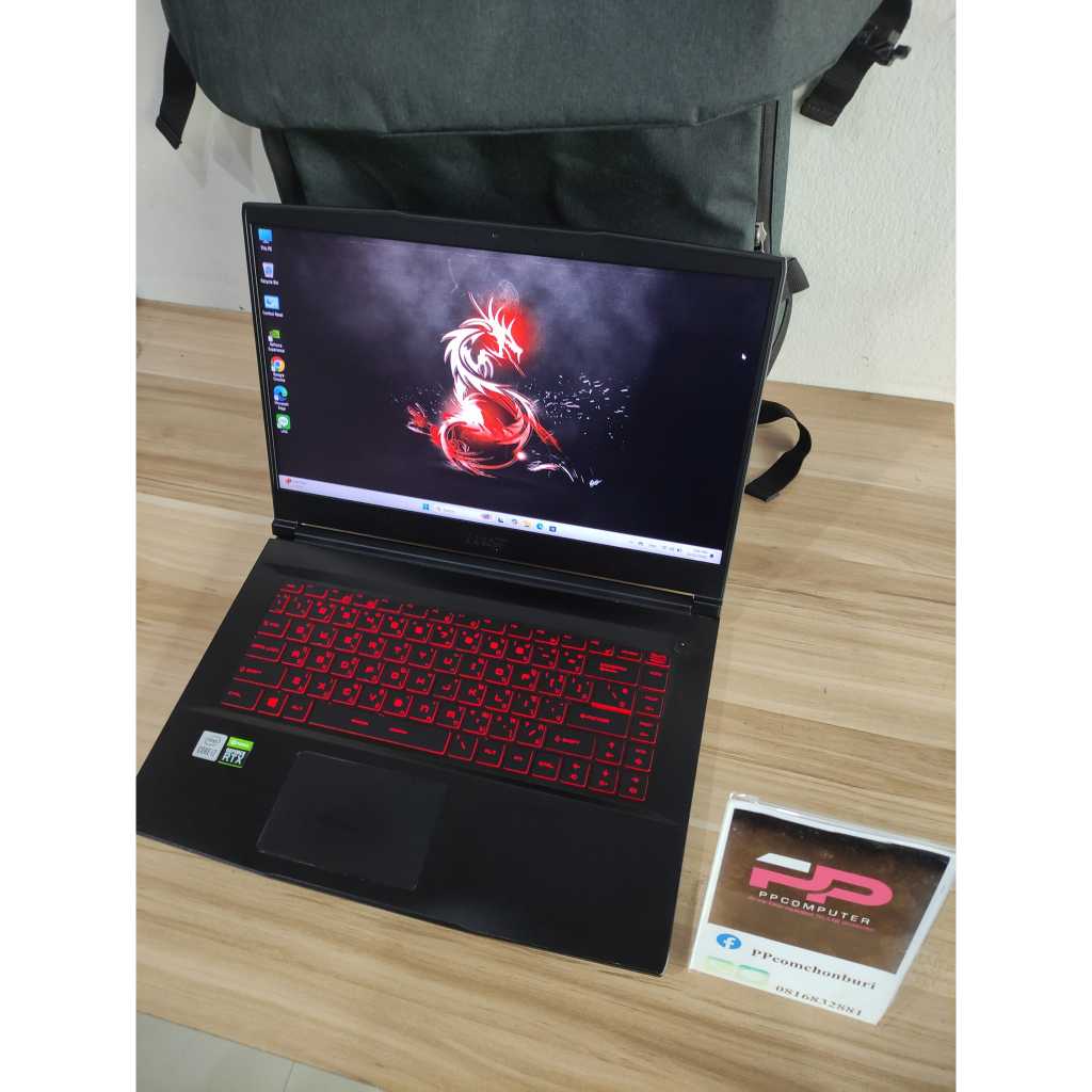 💻 โน๊ตบุ๊ค MSI i7 RTX3060  เล่นเกมส์แรงๆ