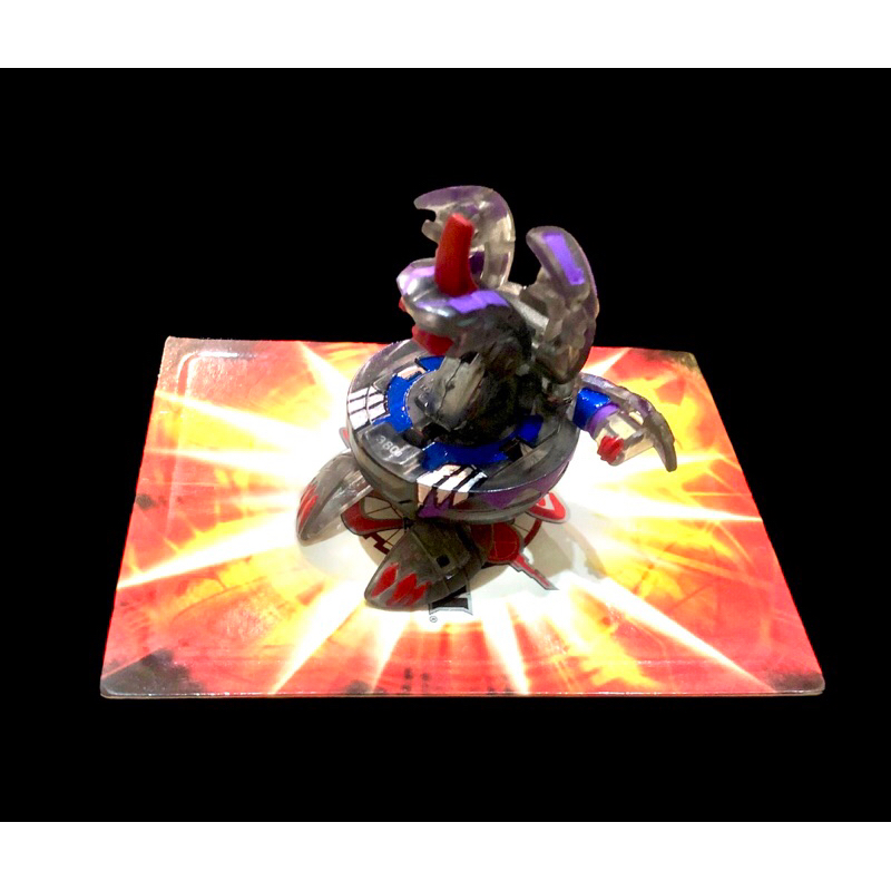 Bakugan  Darkus Black Translucent Alpha Hydranoid Spceial Attack ( 600 G ) Custom Painted As Anime #