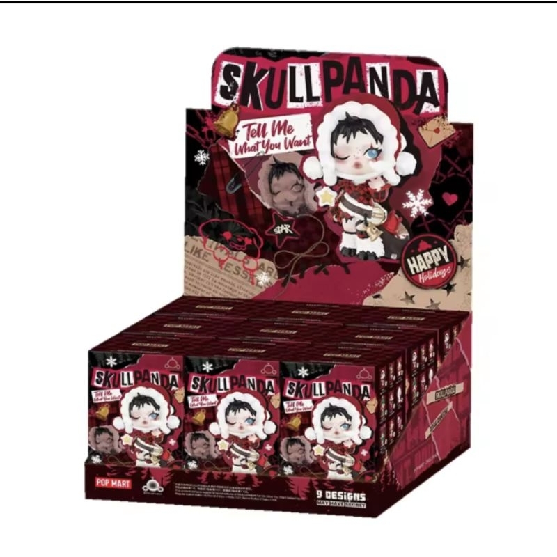พร้อมส่งในไทย​ (ของแท้​ 100%) ยกบล็อกลุ้นซีเคร็ท SKULLPANDA Tell Me what You Want Series Figures