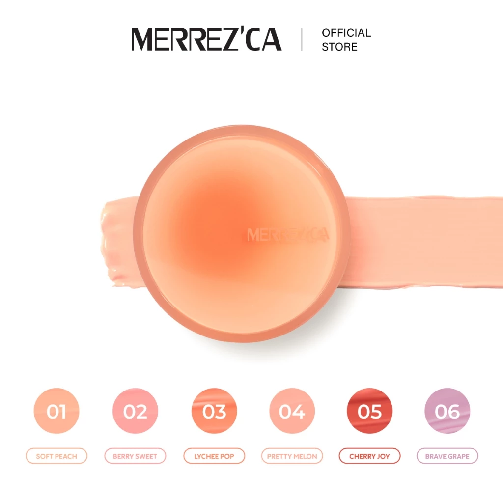 Merrezca Velvet Touch Cushion Blusher บลัชคุชชั่น บำรุงผิว โกลว์เป็นธรรมชาติ thumbnail 3