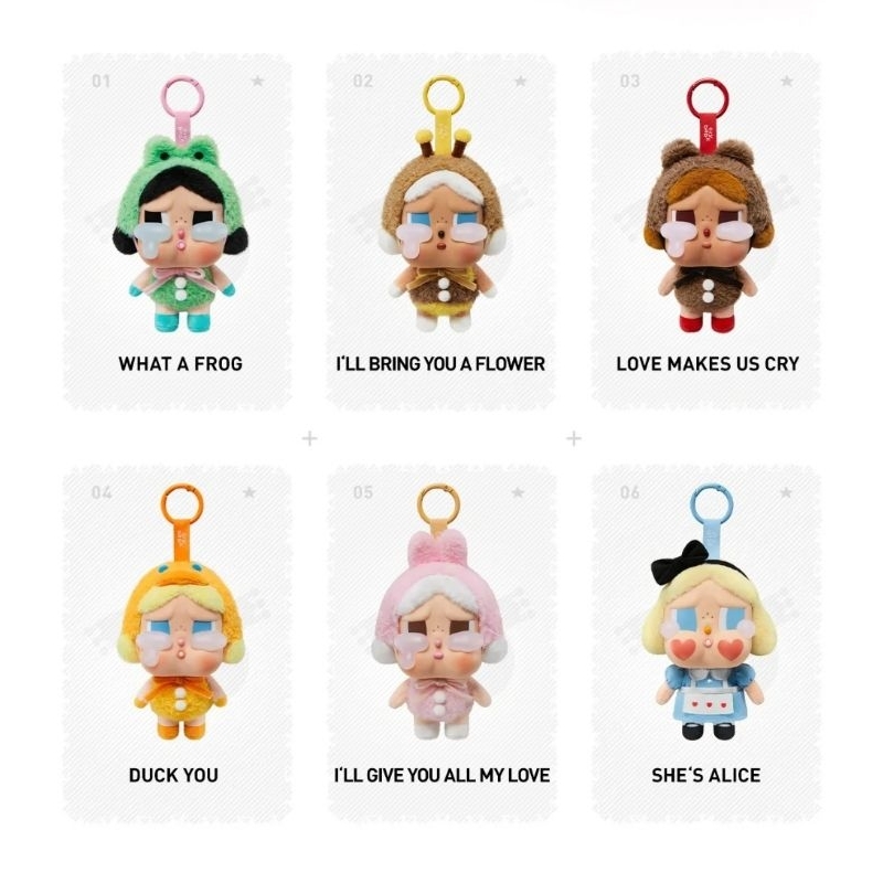 พรีออเดอร์ CRYBABY Crying Again Series-Vinyl Face Plush Blind Box