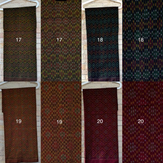 ผ้ามัดหมี่ทอมือผ้าสี่สอด ทอมือด้วยไหมประดิษฐ์อย่างดี