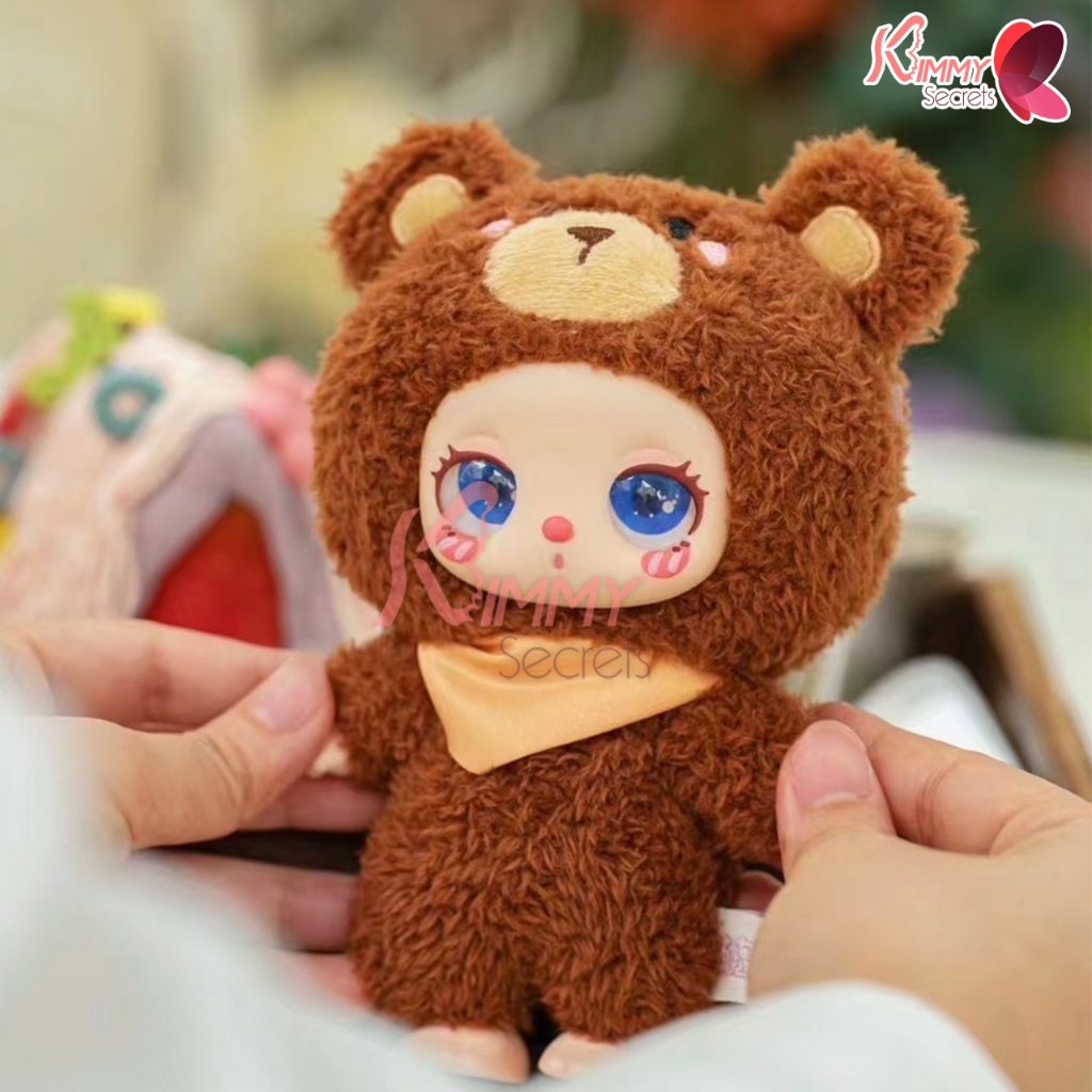 (แบบจุ่ม) Liila Lucky Cat Zoo V2 ตุ๊กตาแมวนำโชค ไลล่า พวงกุญแจ ของแท้100%