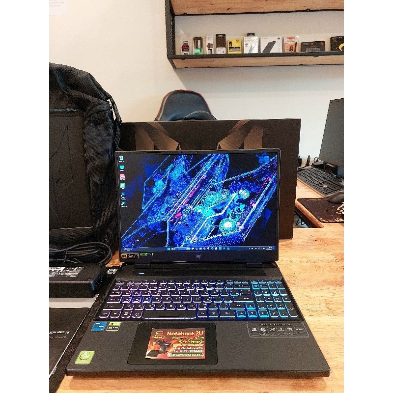 Acer Predator Helios Neo16 (16" 2K 165Hz sRGB100%) i5-13500HX RTX4060(140W) RAM16GB.DDR5 SSD512GB.G4