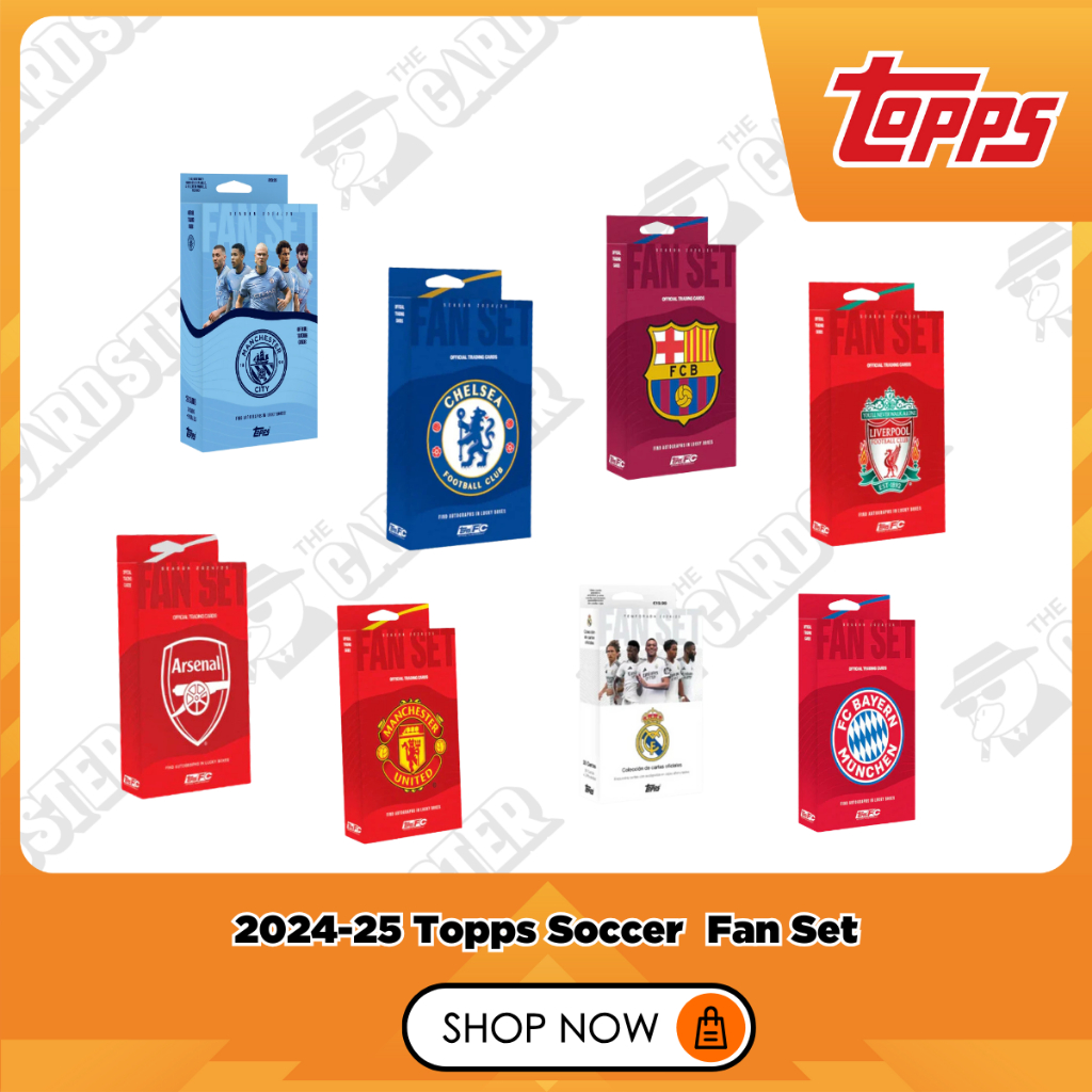 [พร้อมส่ง!!] 2024-25 Topps Soccer Fan Set ห้ามพลาด!!!