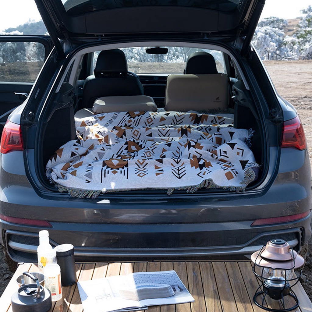 แผ่นรองนอนพองลมอัตโนมัติ Chanodug  Camp car สำหรับรถยนต์ SUV, PPV, เก๋ง 5 ประตู สินค้าส่งจากไทย - รูปที่ 7