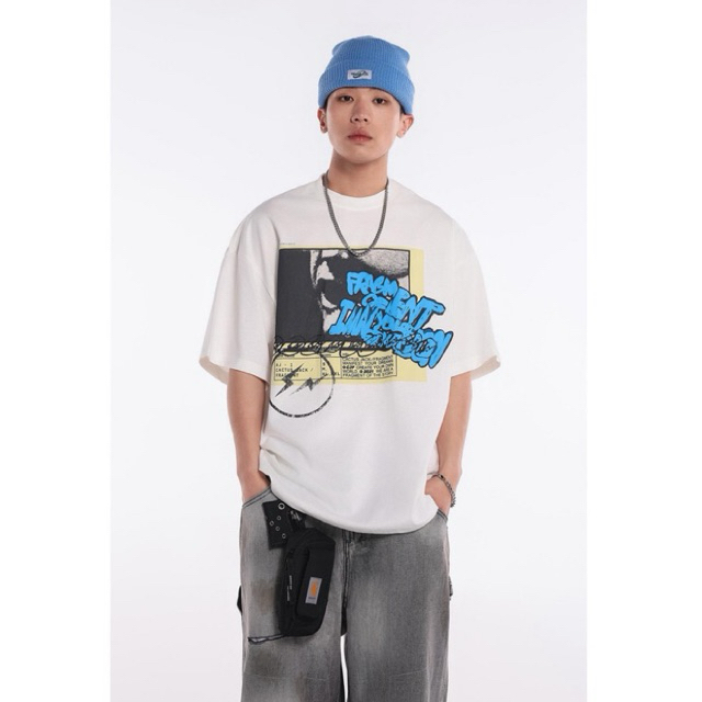 เสื้อยืดผู้ชายโอเวอร์ไซส์ CHF