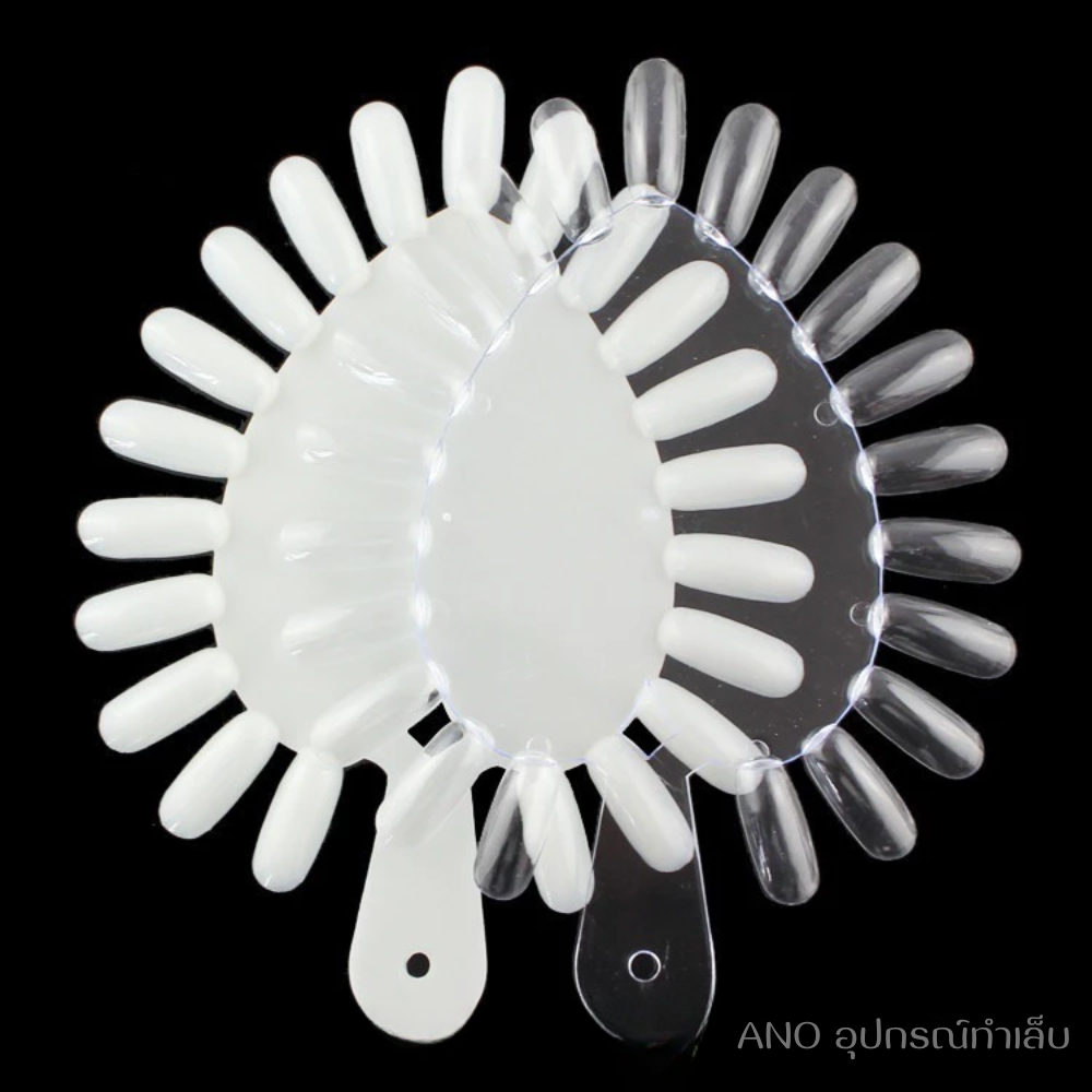ชาร์ตใบโพธิ์ ทาได้21สี ชาร์ตเล็บ สำหรับทาสีให้ลูกค้าเลือก