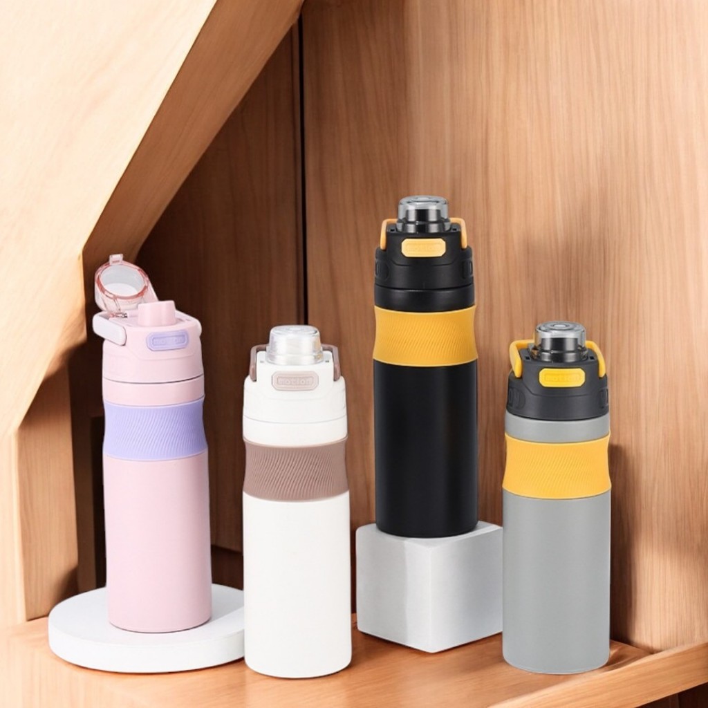 กระบอกนำเก็บอุณหภูมิ กระบอกนำ้ความจุ 650 ml มีหูหิ้ว เก็บความเย็นนาน6-12ชม. สแตนเลส304 พร้อมส่ง