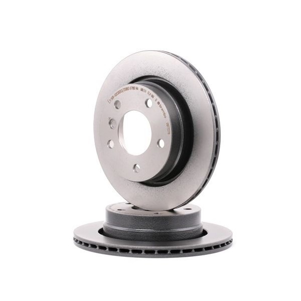 BMW จานเบรคหลัง (Brake Disc Rear) ( มีร่องระบาย ) Brembo รุ่น E36 E46 ขนาดหน้าจาน 276 มิลลิเมตร เบอร์ 09.7727.11 ราคา ถูกที่สุด ดีลบีเคเค แกลเลอรีภาพที่ 2