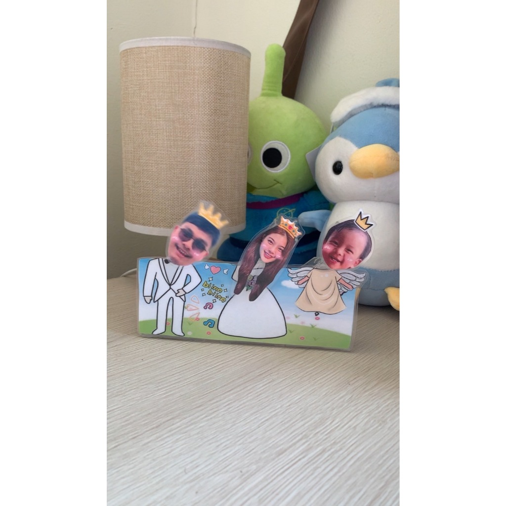 (คอนเฟิร์มแบบจัดส่งทันที!!) ตุ๊กตาหัวดุ๊กดิ๊ก 3ฐานHandmade เป็นของขวัญ สแตนดี้ดุ๊กดิ๊กวางหน้ารถ ตั้งโต๊ะ สั่งทำตามแบบได้
