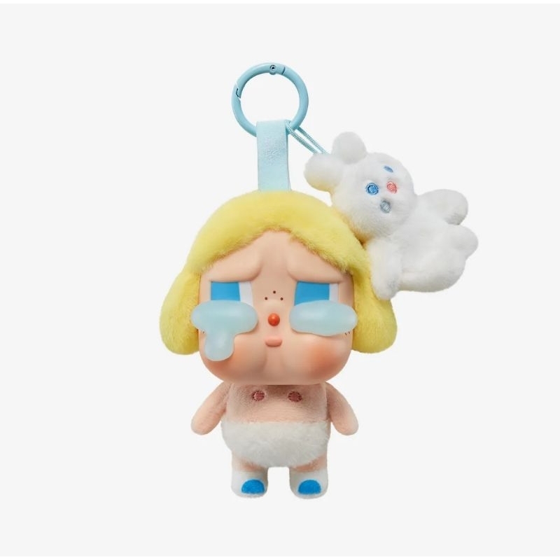 (Live/วีดิโอลด100฿) กล่องสุ่มพวงกุญแจพร้อมส่ง  🐝🐰 CRYBABY Crying Again Series-Vinyl Face Plush Blind Box ครายเบบี้