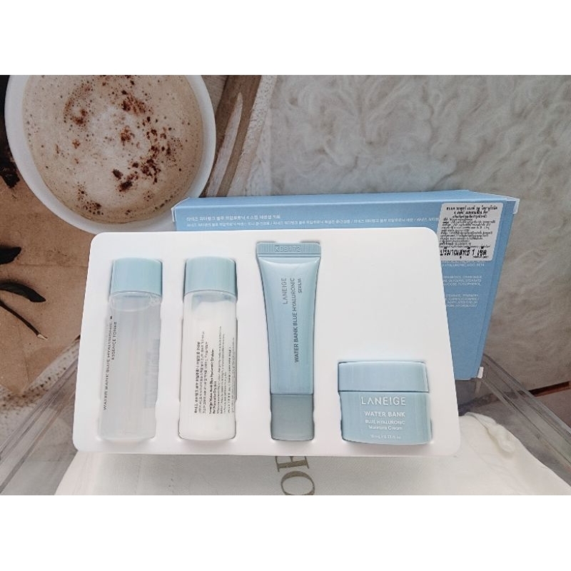 🍒 Laneige Water Bank Blue Hyaluronic 4 step ฉลากไทย
