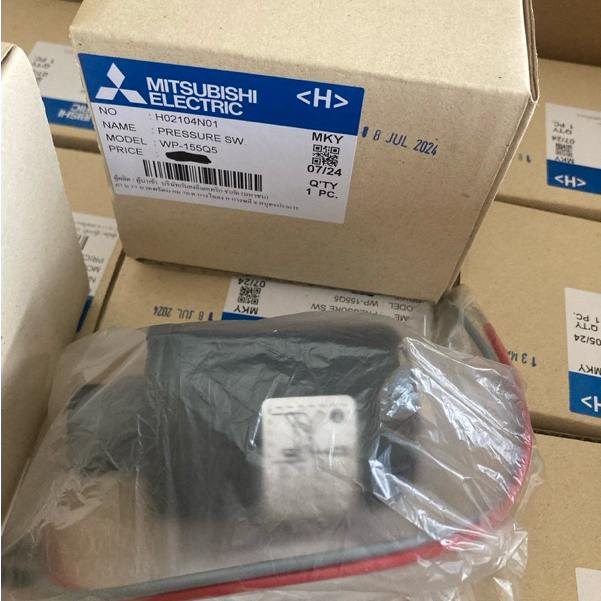 MITSUBISHI (อะไหล่แท้) ปั้มน้ำ Pressure Switch รุ่น WP85/105/155-Q5/QS/R ค่า on-off 1.4-1.9 (H02104N