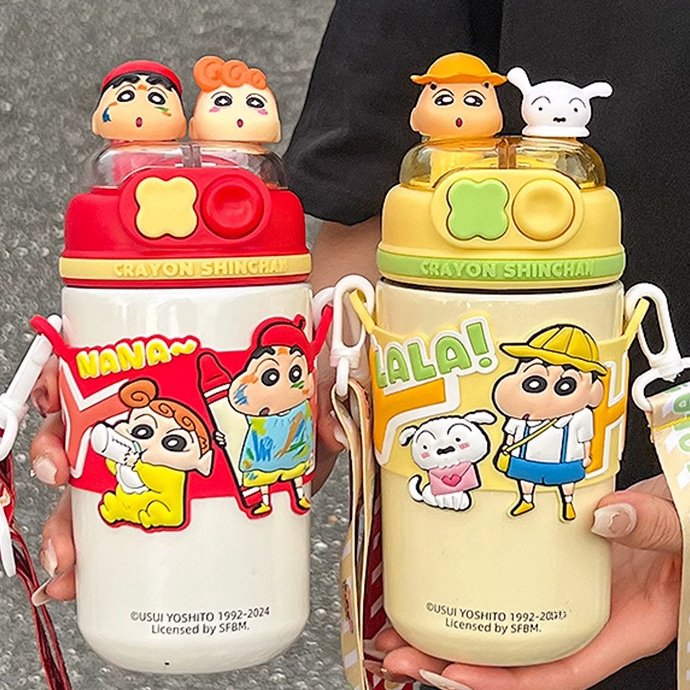 crayon shin chan แก้วสแตนเลส 520ml แก้วเก็บความเย็น 52toys ชินจัง