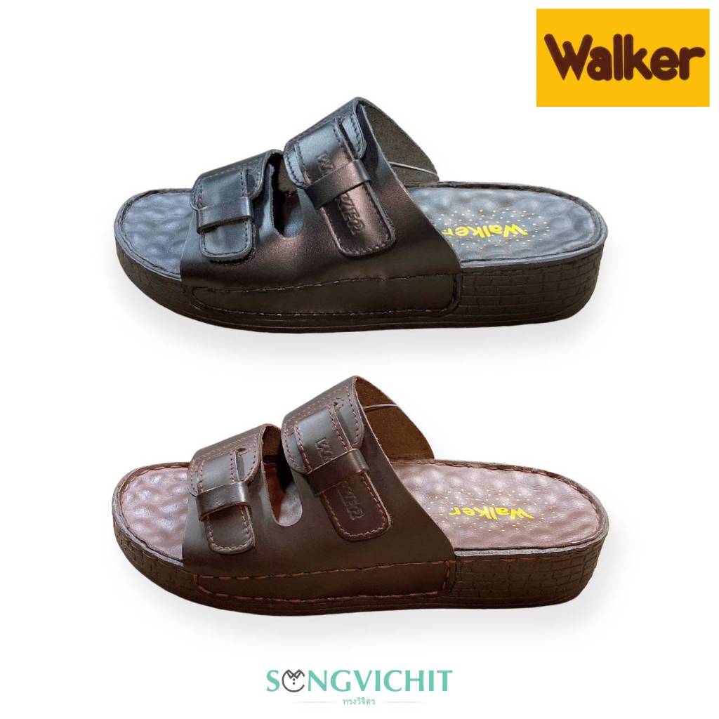 รองเท้าแตะ Walker DA101 รองเท้าหนังแท้